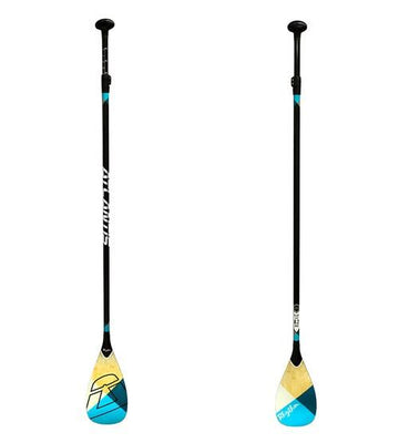 PADDLE ADJ CARBON ATL RHYTHM BAMBOO - The Surfboard Warehouse Australia