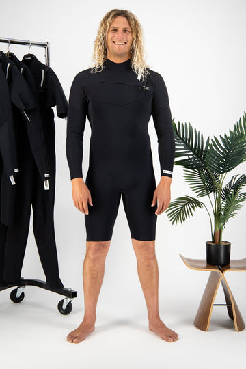 Premium Mens 2/2 Long Sleeve Chest Zip Springsuit