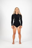 Premium Womens 2mm Front Zip Springsuit
