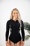 Premium Womens 2mm Front Zip Springsuit