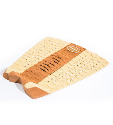 AQSS - BROWN STRIPE 3 PIECE TRACTION PAD - The Surfboard Warehouse Australia