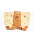 AQSS - BROWN STRIPE 3 PIECE TRACTION PAD - The Surfboard Warehouse Australia