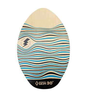 BOM BORA - WOODEN SKIMBOARD 30"
