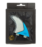 AQUATIC SOCIAL SCENE - BLUE HONEYCOMB (5 FIN) - The Surfboard Warehouse Australia