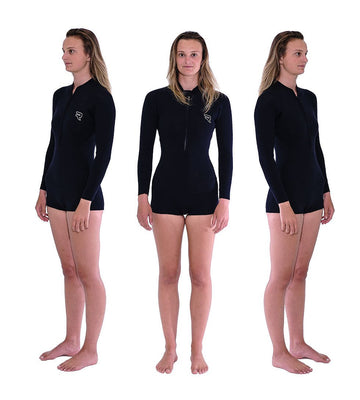 Womens 2/2 Front Zip Springy - The Surfboard Warehouse Australia
