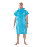 AQSS LIGHT BLUE PONCHO - The Surfboard Warehouse Australia