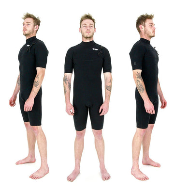 Mens 2/2 Chest Zip Springsuit - The Surfboard Warehouse Australia