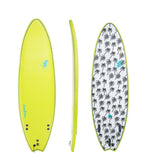 BOM BORA SOFTBOARD 6'0 LIME - The Surfboard Warehouse Australia