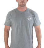 RAINBOW SURFBOARD WAREHOUSE T-SHIRT - GREY