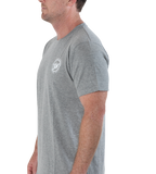 RAINBOW SURFBOARD WAREHOUSE T-SHIRT - GREY